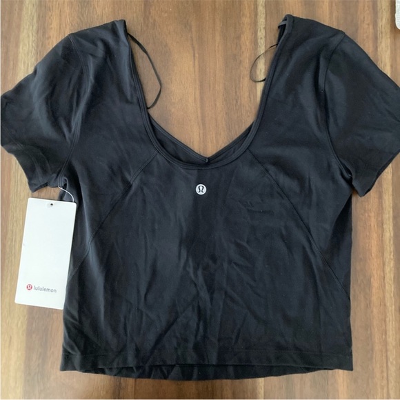 NWT Lululemon Align T Shirt - Black - Picture 5 of 6